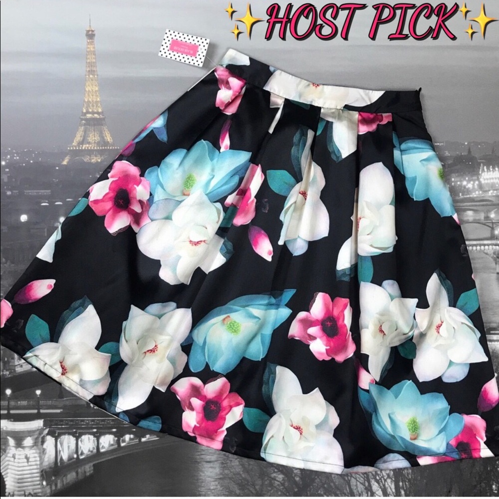 👗Vintage Retro Classic Floral A-Line Skirt